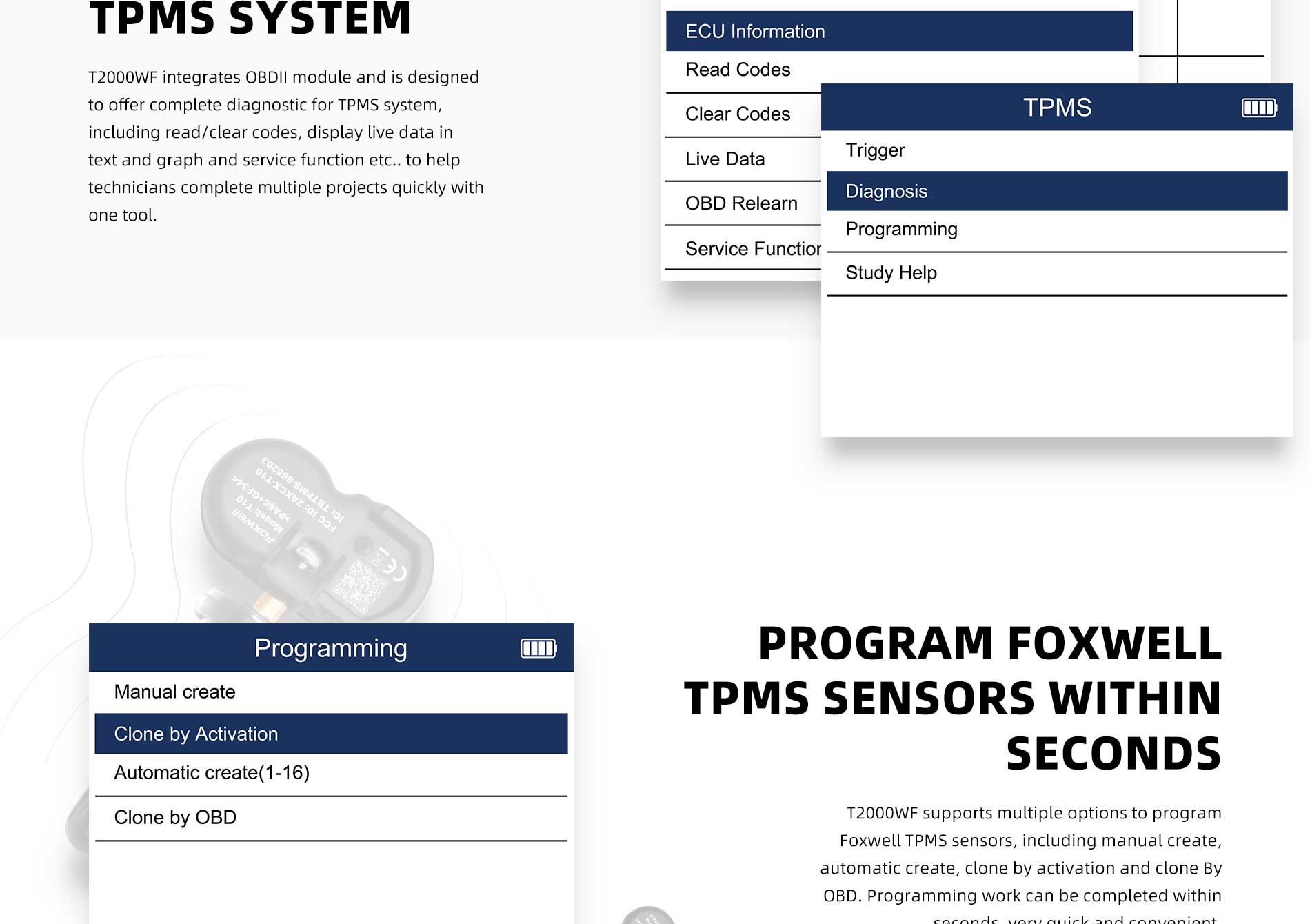 T2000WF TPM Service Tool T2000WF TPM Service Tool